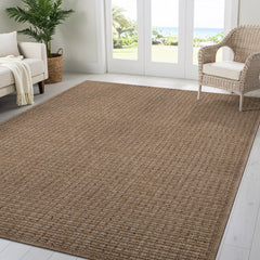 Royce Natural Jute-Look Area Rug | Timeless Rustic Charm - Ornate Home
