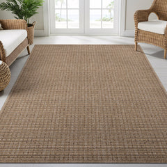 Royce Natural Jute-Look Area Rug | Timeless Rustic Charm - Ornate Home