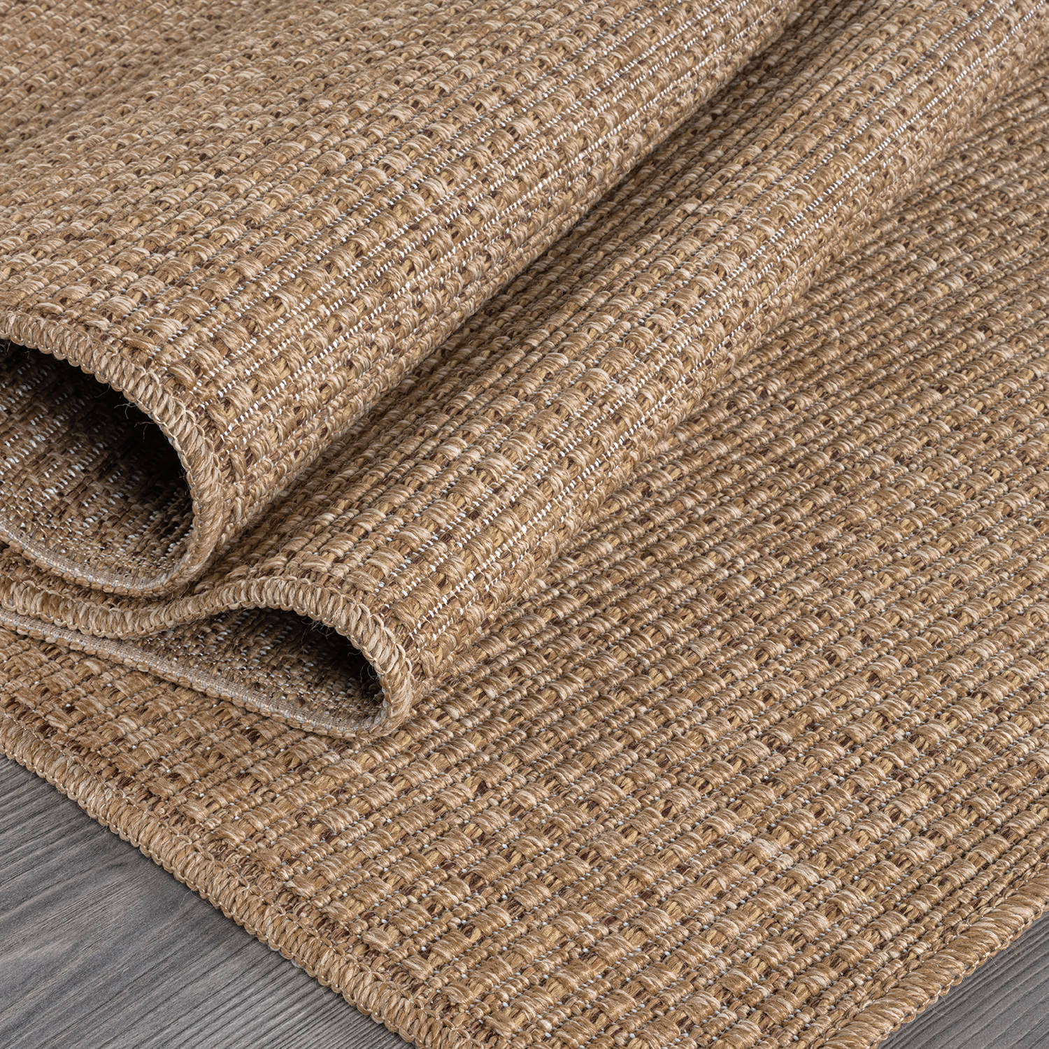 Royce Natural Jute-Look Area Rug | Timeless Rustic Charm - Ornate Home