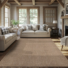 Royce Natural Jute-Look Area Rug | Timeless Rustic Charm - Ornate Home