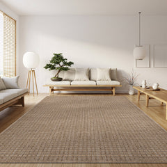 Royce Natural Jute-Look Area Rug | Timeless Rustic Charm - Ornate Home