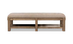 Roycroft Butternut/Harvest Wood Wood/Upholstered Bench - Ornate Home