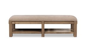 Roycroft Butternut/Harvest Wood Wood/Upholstered Bench - Ornate Home