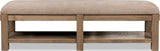 Roycroft Butternut/Harvest Wood Wood/Upholstered Bench - Ornate Home
