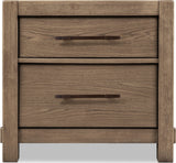 Roycroft Harvest Wood 2 Drawer Nightstand - Ornate Home