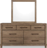 Roycroft Harvest Wood Dresser Mirror - Ornate Home