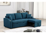 Royden Blue Sleeper Sofa - Ornate Home