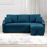 Royden Blue Sleeper Sofa - Ornate Home