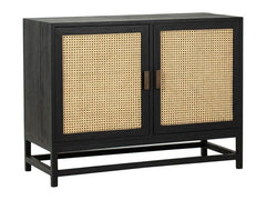 Royette Black 2-Door Sideboard - Ornate Home
