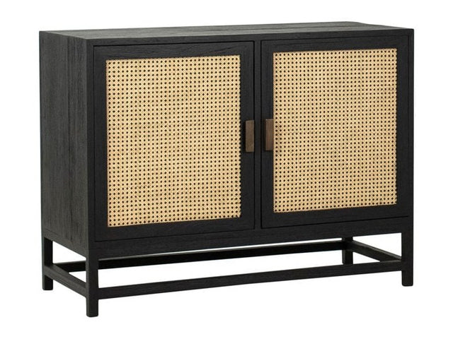 Royette Black 2-Door Sideboard - Ornate Home