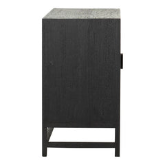 Royette Black 2-Door Sideboard - Ornate Home