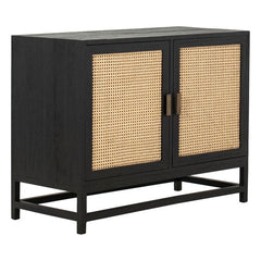 Royette Black 2-Door Sideboard - Ornate Home