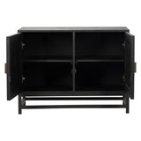 Royette Black 2-Door Sideboard - Ornate Home