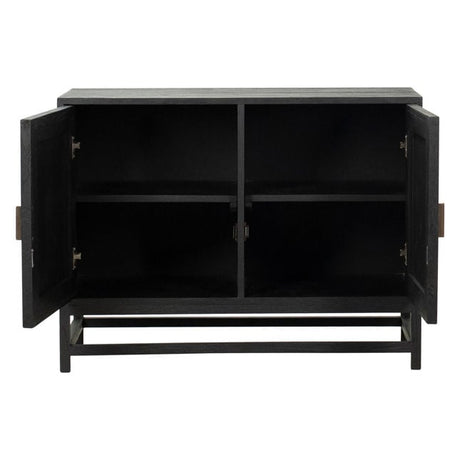 Royette Black 2-Door Sideboard - Ornate Home