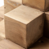 Rubik Natural Wooden Cube Display Object - Ornate Home