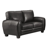 Rubin Black Loveseat - Ornate Home