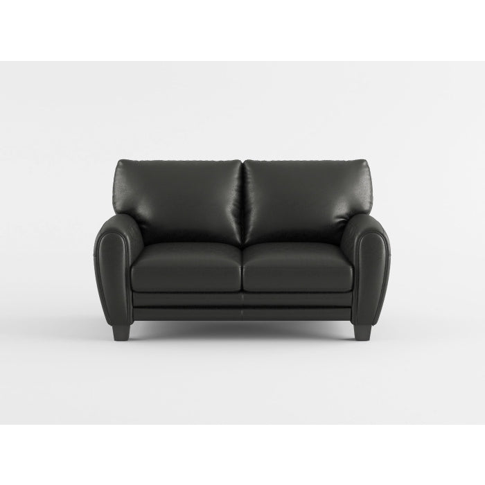 Rubin Black Loveseat - Ornate Home