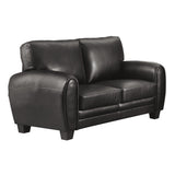 Rubin Black Loveseat - Ornate Home