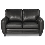 Rubin Black Sofa & Loveseat - Ornate Home