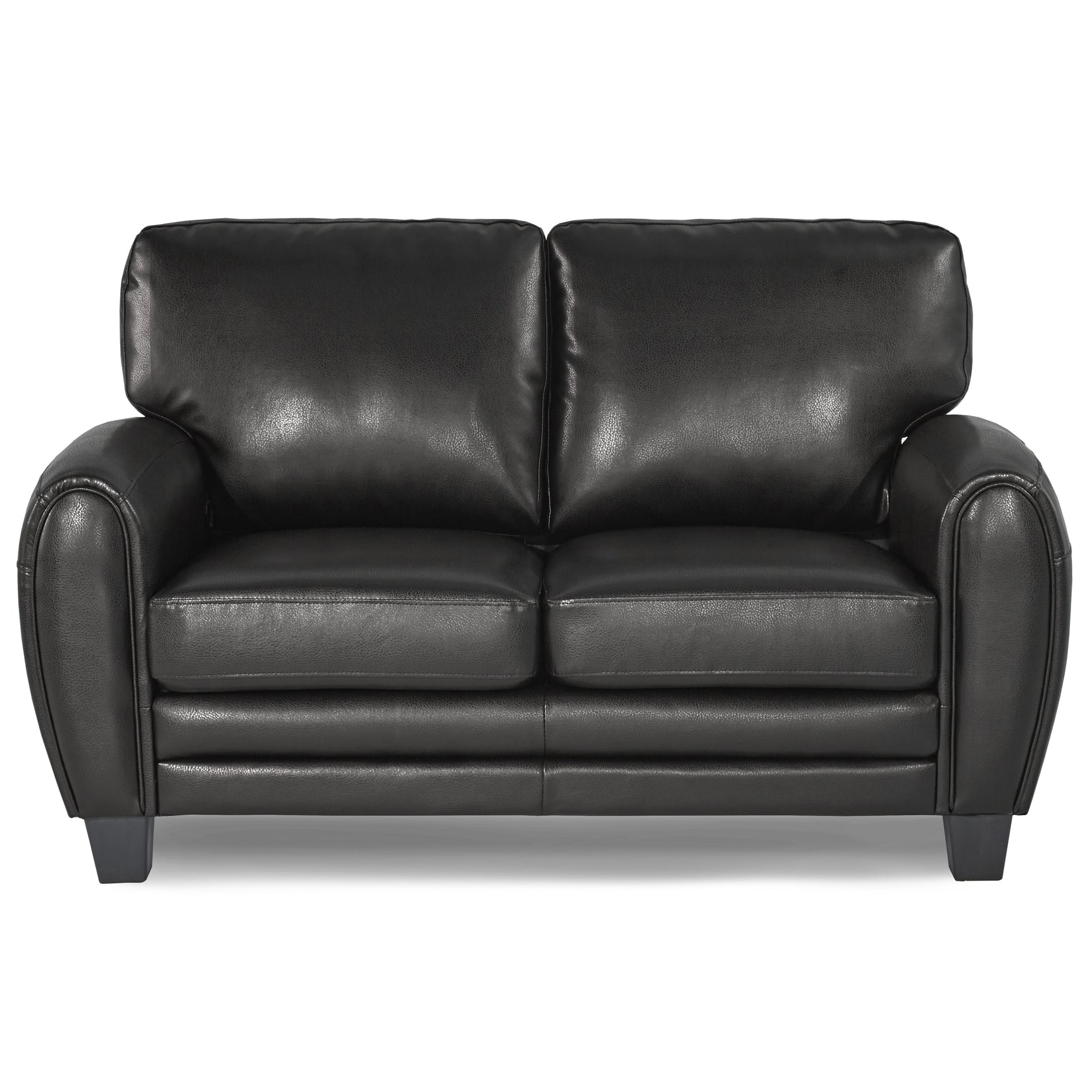 Rubin Black Sofa & Loveseat - Ornate Home