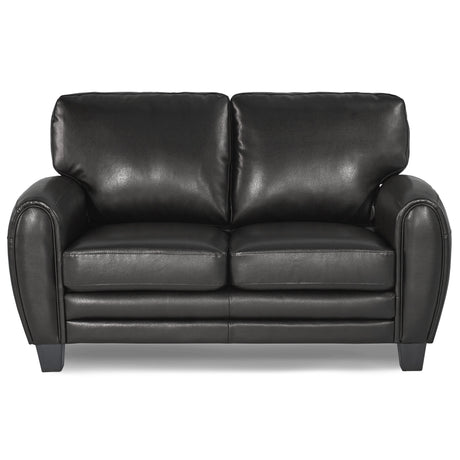 Rubin Black Sofa & Loveseat - Ornate Home
