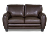Rubin Brown Loveseat - Ornate Home