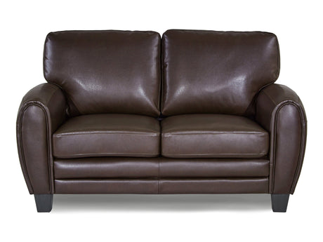 Rubin Brown Loveseat - Ornate Home
