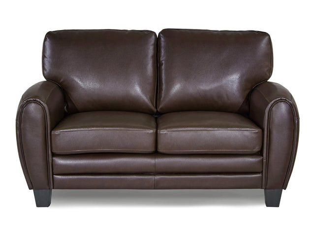 Rubin Brown Loveseat - Ornate Home