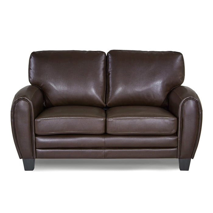 Rubin Brown Loveseat - Ornate Home