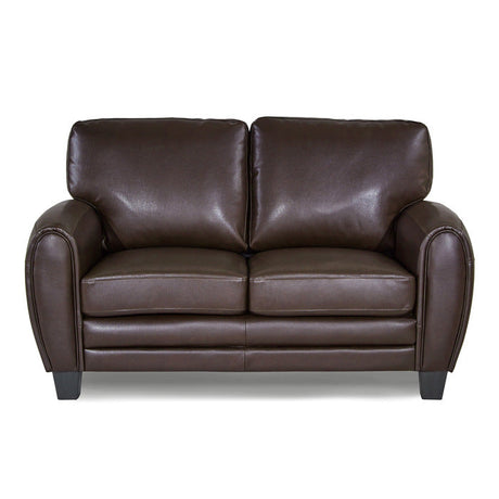 Rubin Brown Loveseat - Ornate Home