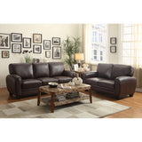 Rubin Brown Loveseat - Ornate Home