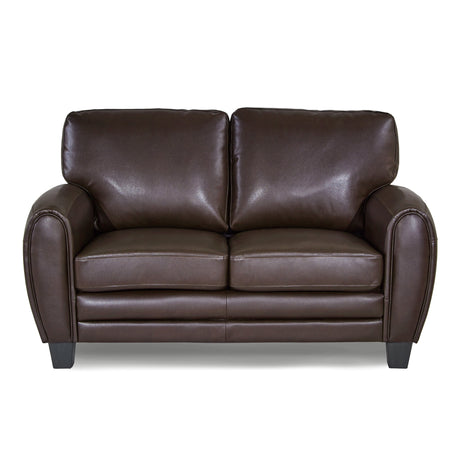 Rubin Dark Brown Sofa & Loveseat - Ornate Home