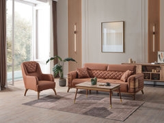 Ruby Brick Convertible Sofa - Ornate Home