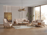 Ruby Beige 3-pieces (Sofa & Loveseat & Chair) Living Room Set