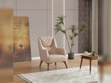 Ruby Beige 3-pieces (Sofa & Loveseat & Chair) Living Room Set
