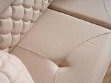 Ruby Beige 3-pieces (Sofa & Loveseat & Chair) Living Room Set