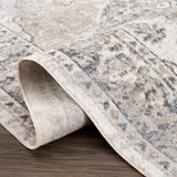Rudo Beige Flat Pile Washable Rug - Ornate Home