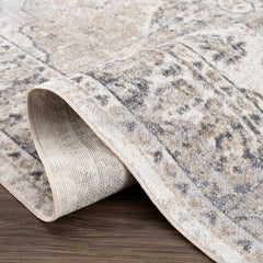 Rudo Beige Flat Pile Washable Rug - Ornate Home