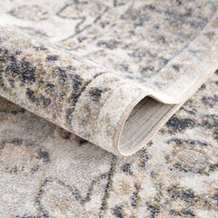 Rudo Beige Flat Pile Washable Rug - Ornate Home