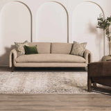Rudo Beige Flat Pile Washable Rug - Ornate Home