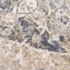 Rudo Beige Flat Pile Washable Rug - Ornate Home
