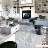 Rudo Beige Washable Area Rug - Ornate Home