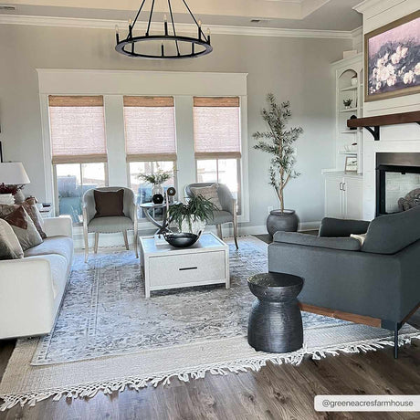 Rudo Beige Washable Area Rug - Ornate Home