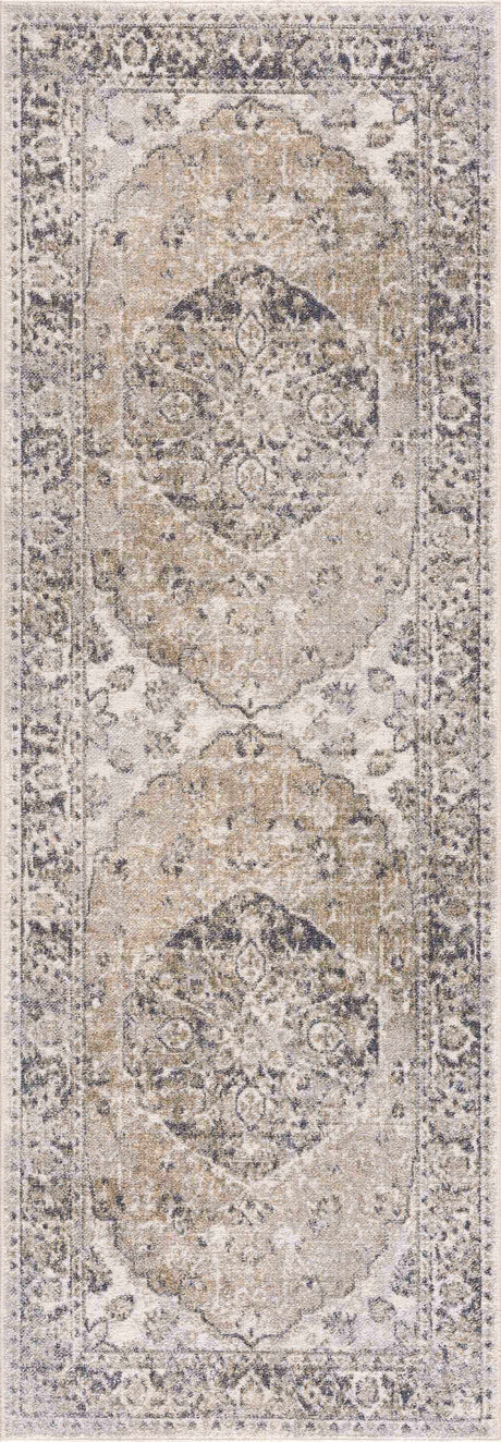 Rudo Beige Washable Area Rug - Ornate Home