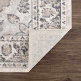 Rudo Beige Washable Area Rug - Ornate Home