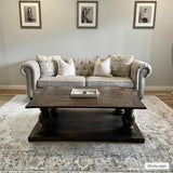 Rudo Blue Washable Area Rug - Ornate Home