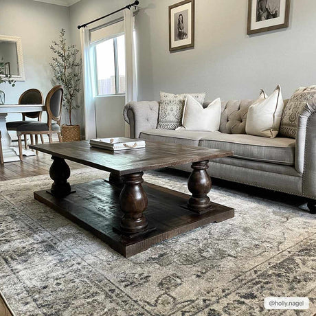 Rudo Blue Washable Area Rug - Ornate Home