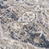 Rudo Blue Washable Area Rug - Ornate Home