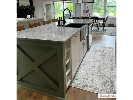 Rudo Cream Washable Area Rug - Ornate Home