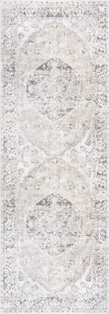 Rudo Cream Washable Area Rug - Ornate Home